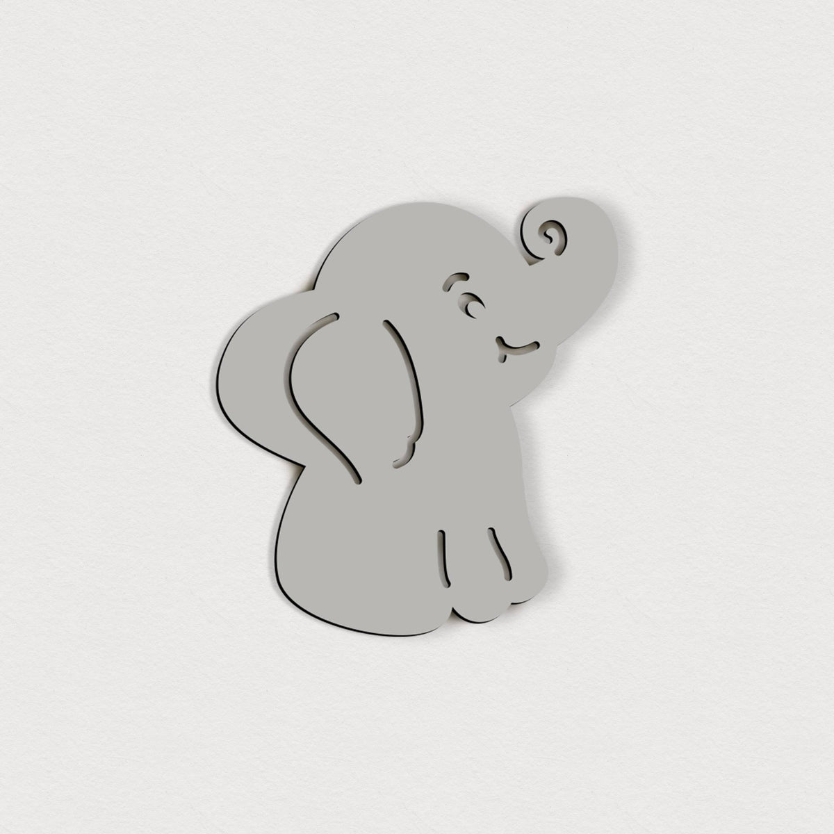 Selbstklebender Elefant – 5 cm / 10 cm / 15 cm / 20 cm – Wanddeko für Kinderzimmer