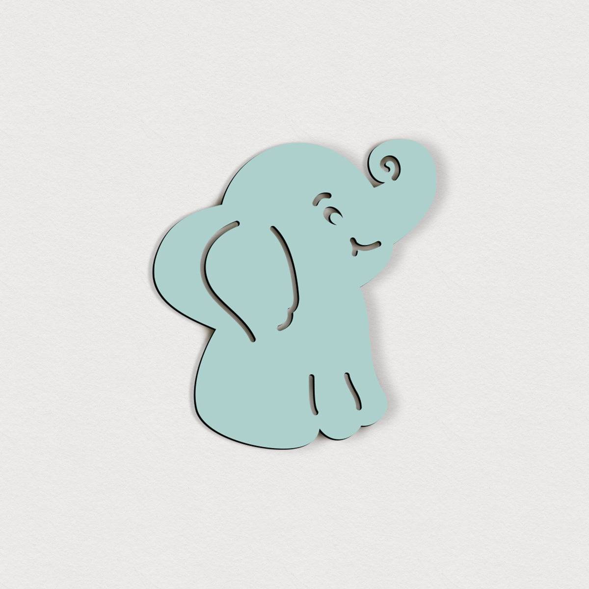 Selbstklebender Elefant – 5 cm / 10 cm / 15 cm / 20 cm – Wanddeko für Kinderzimmer